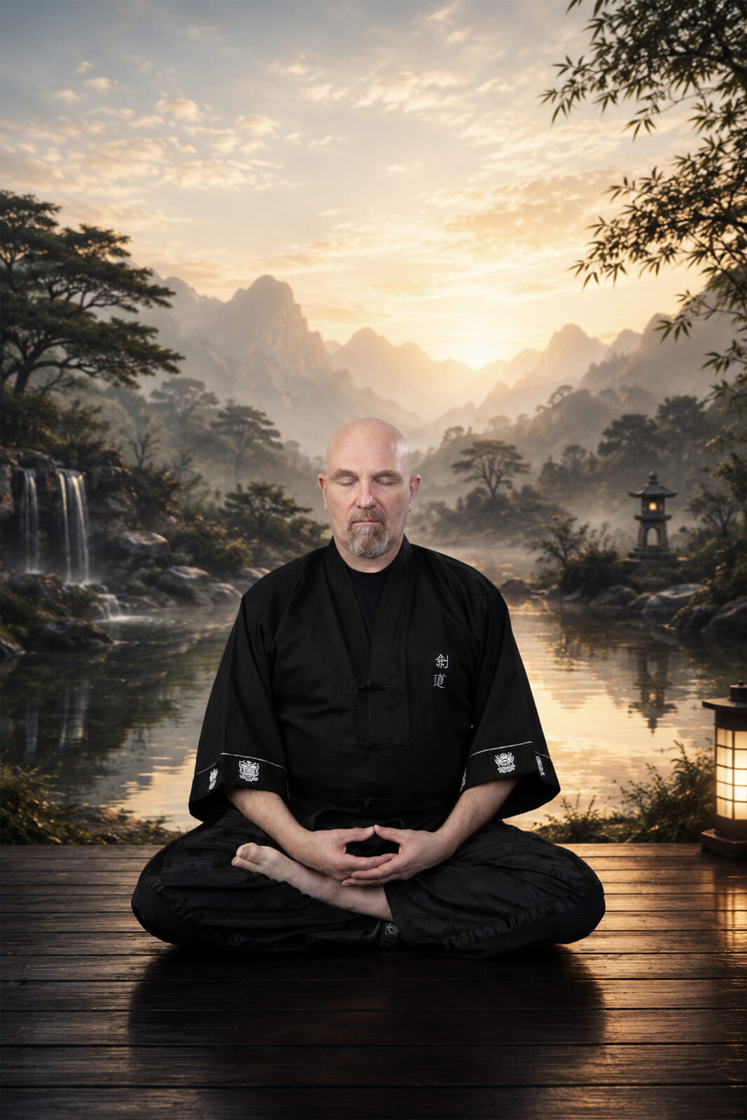 Instructor in a calm, meditative portrait